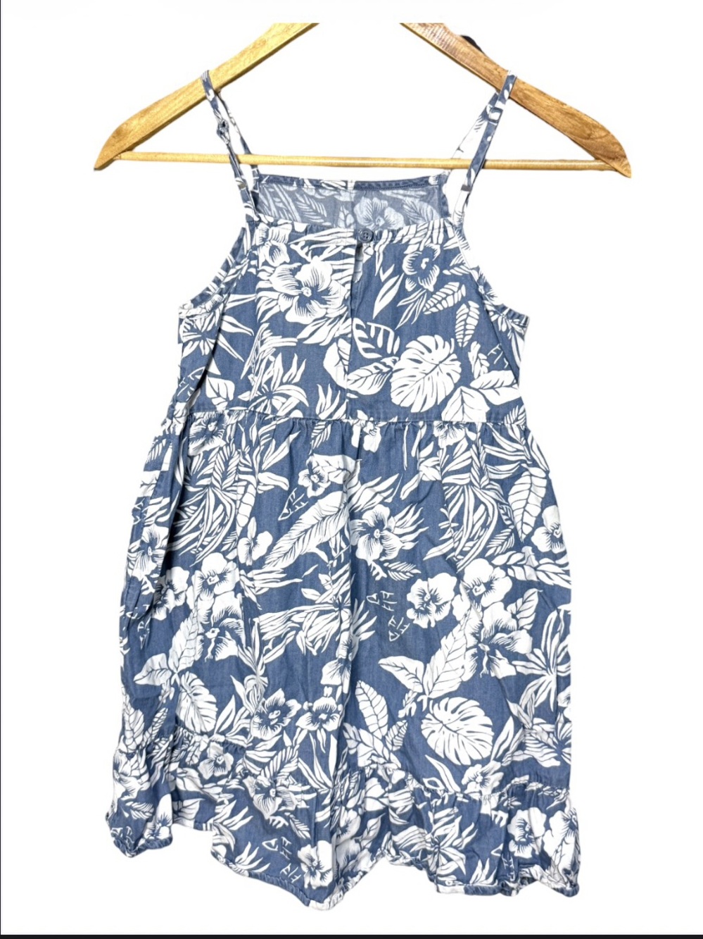 GAP Kids blue and white floral tropical sundress Girl’s size medium (8) | g